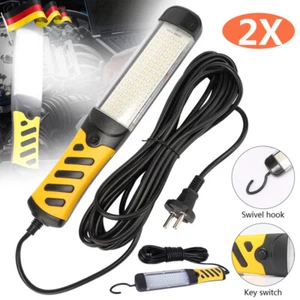 2X Stablampe für 100 LED KFZ Arbeitsleuchte Werkstattlampe Handlampe mit Magnet - Bild 1 von 14