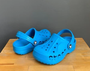 Crocs Unisex Boys Girls Ocean (Blue) Baya Clogs US c12, j2 NWT - Picture 1 of 12