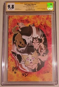 STRAY DOGS # 1 CGC 9.8 ~ FCBD Comic Bug JASON JGTH Virgin Variant DOUBLE SIGNED - Picture 1 of 8