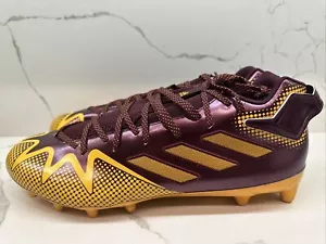 Adidas Freak 22 Burgundy/Yellow Washington Football Cleats HP8771 Men’s Sz 16 - Picture 1 of 5