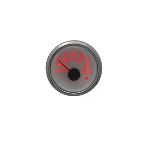 2-1/16" POINTER VOLTMETER, WHT, NO SENSOR SIGNAL REQUIRED, RANGE 18V-32V - Picture 1 of 3