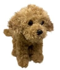 The Bearington Collection Doodles Puppy Dog Plush Stuffed Tan Labradoodle 10 in