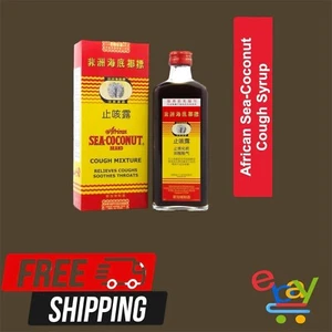 African Sea Coconut 6 X 177ml Cough Mixture-Relieves Coughs & Soothes Throats - Picture 1 of 2