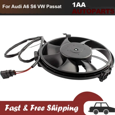 Radiator Cooling Fan For S6 A6 Audi A6 1999-2001 S6 A8 S8 2002-2003 VW Passat - Image 1 of 4