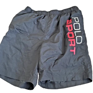 Mens Polo Sport Ralph Lauren Black Swim Trunks Size XL swim suit board shorts - Picture 1 of 6