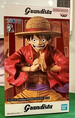 ACTION FIGURE ONE PIECE MONKEY D. LUFFY  23CM GRANDISTA BANPRESTO - Immagine 1 di 3
