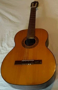 Vintage Ventura Bruno 1960s Acoustic Guitar 1583 Classical Folk Japan - Picture 1 of 23