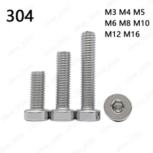 304 Stainless Steel Hexagon Socket Head Cap Screws With Low Head M3-M16 - Picture 1 of 6