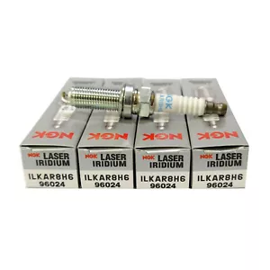 Bujías láser de iridio NGK 96024 ILKAR8H6 - paquete de 4 - Imagen 1 de 1