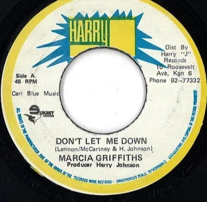 MARCIA GRIFFITHS DON T LET ME DOWN (7Inch Single) - Foto 1 di 2