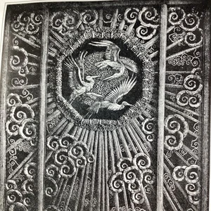 Französische Eisenarbeit Edgar Brandt Kunstdruck Artikel 1924 Original Selten Antik - Bild 1 von 13
