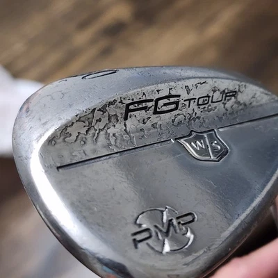 Wilson PMP FG-Tour RAW 60° Wedge. Tour Issue Dynamic Gold S400. Super Stroke. - Image 1 of 4