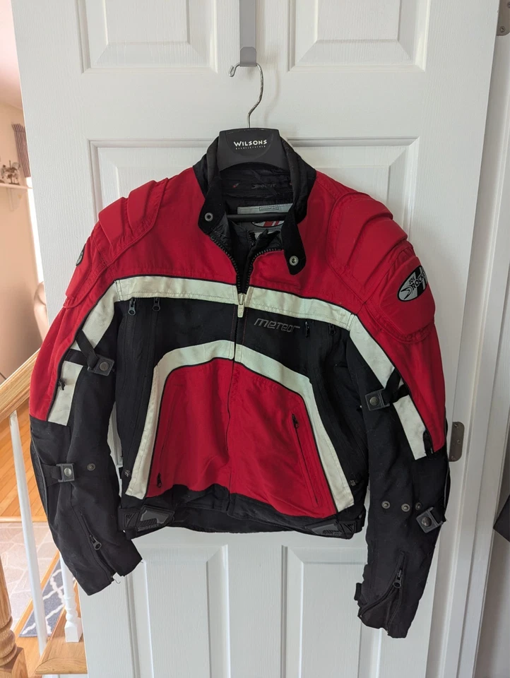 Abrigo de Invierno Joe Rocket Medio Rojo y Negro Moto de Nieve Carreras Foto 1 de 4