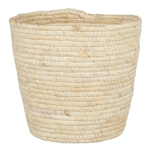 Ib Laursen - Blumenkorb Blumentopf Übertopf Korb Utensilo D 22cm Creme 37001-02 - Bild 1 von 3