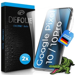 Crocfol DIEFOLIE für Google Pixel 10/10 Pro - 2 St. Premium Displayschutzfolien - Picture 1 of 5
