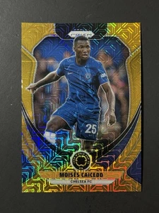 2025 Panini Prizm FIFA Club World Cup Chelsea Moises Caicedo Gold Mojo /25 - Bild 1 von 2