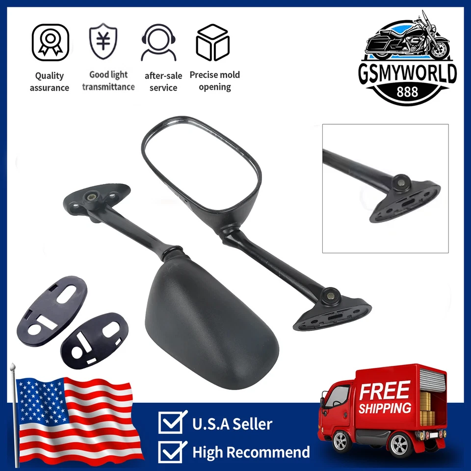 Espejo retrovisor lateral apto para SUZUKI Bandit GSF650 GSF1250S 2007-2011 2009 08 Foto 1 de 4