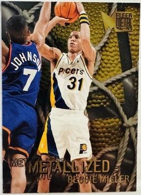 1996-97 Reggie Miller Fleer Metal #129 Metallized - Image 1 of 2