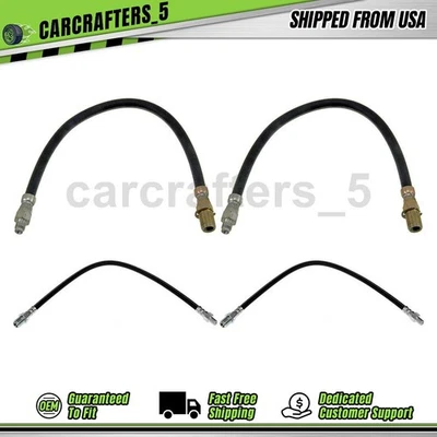 Mangueira hidráulica de freio dianteiro traseiro 4 para 1960 Dodge D200 Series 3.8L - Imagem 1 de 4