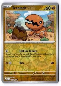 Trapinch Reverse Holo Common SV08: Surging Sparks 104/191 NM - Picture 1 of 2