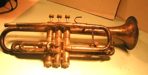 Vintage Cavalier, Elkhart. Ind. Trompete ohne Mundstück - Bild 1 von 2