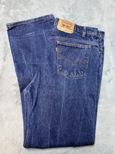 De colección Levi’s 517 Naranja Tab Hombre’s 42x34 90’s Vaquero Motociclista Pierna Ancha Tiro Alto - Imagen 1 de 21