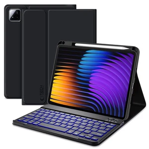 Etui mit Tastatur Tech-Protect SmartCase Pen + Keyboard Xiaomi Pad 7 / 7 Pro Sch - Bild 1 von 9