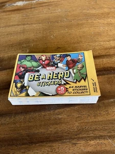 2025 LOBLAW MARVEL BE A HERO STICKERS 35 UNOPENED PACKS 4 STICKERS PER PACK!! - Foto 1 di 6