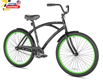 26英寸Kent La Jolla Cruiser男式自行车成人13岁以上黑色/绿色 — 第 1/4 张图片