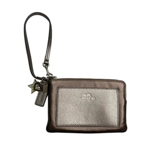 COACH F64649 Charm Corner Zip Wristlet - Picture 1 of 3