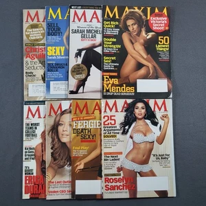 Maxim Magazine Mixed Lot of 8 Issues 2007 Eva Mendes Rosalyn Sanchez SMG Xtina - Picture 1 of 24