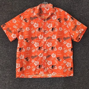 Camicia hawaiana Baltimore Orioles 2015 originale con bottoni adulto XL - SGA - Foto 1 di 7