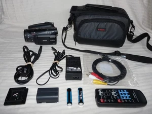 Canon Vixia HV30 HV30A MiniDV videocamera ad alta definizione HDV 1080i videocamera fotocamera - Foto 1 di 6