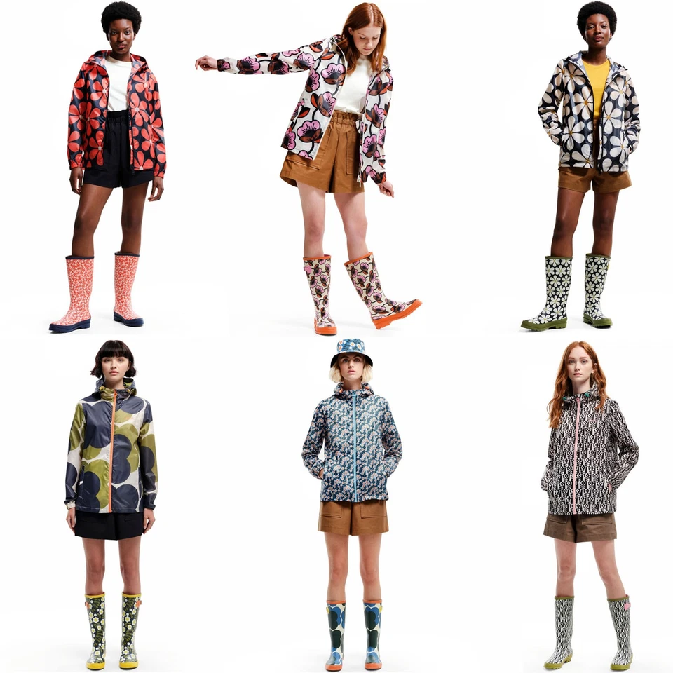 Abrigo Chaqueta Regatta Mujer Orla Kiely Ligero Impermeable Pack-It Embalable Foto 1 de 1