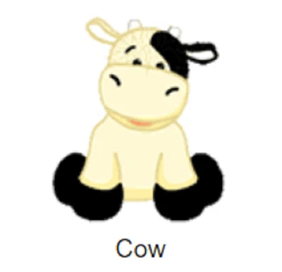 Webkinz Classic Cow *Code Only* (~messaged~) - Image 1 of 3