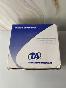 TA Commercial Hardware Grade 2 Lever Lock – ADA Compliant (Barrier Free) - Picture 1 of 7