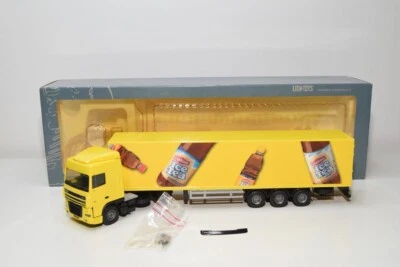 B27 1:50 LION TOYS CAMION DAF XF CON RIMORCHIO LIPTON ICE TEA EXHIBITION - Immagine 1 di 4