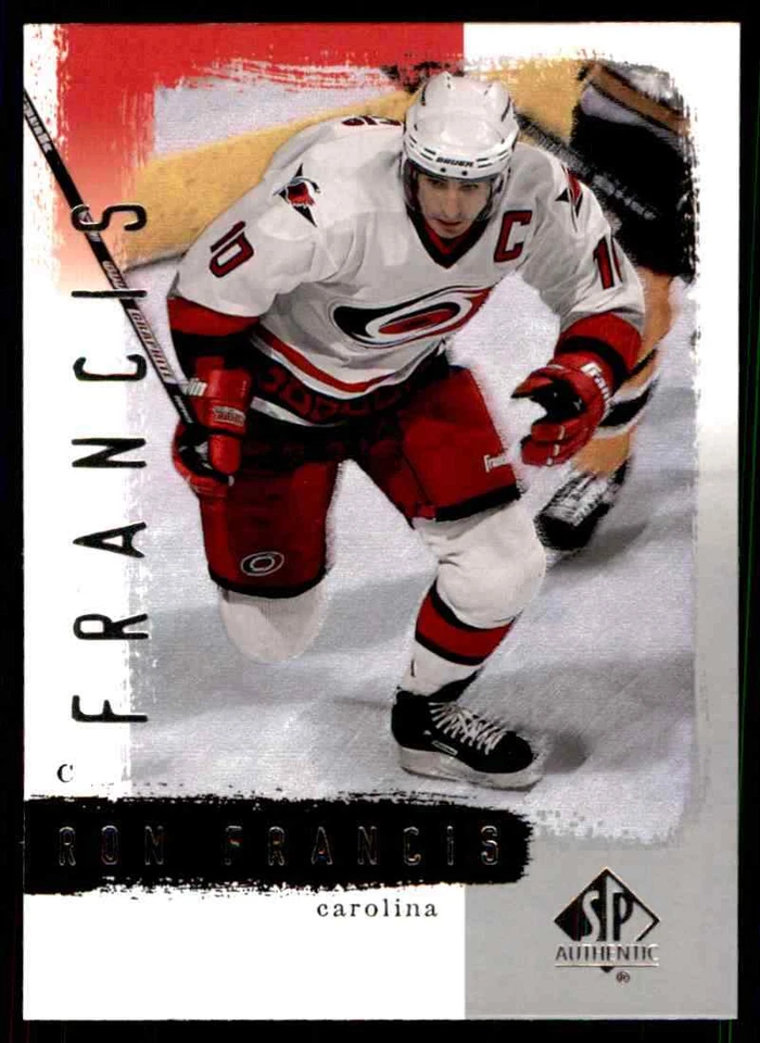 2000-01 Upper Deck SP Authentic Ron Francis #16 - Image 1 of 2
