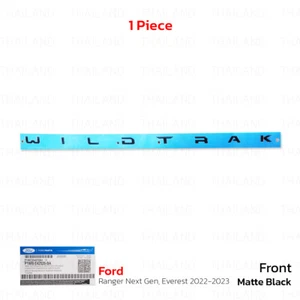 Front Hood Emblem WILDTRAK For Ford Ranger Next Gen Everest 2022 - 2023 - Picture 1 of 9