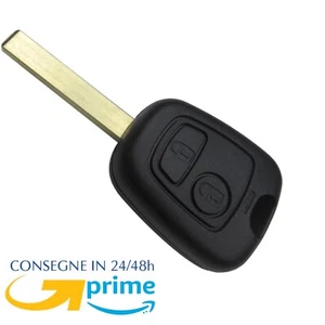 🇮🇹COVER CHIAVE PER PEUGEOT GUSCIO SCOCCA 106,107,206,207,407,806 LAMA STRETTA - Imagen 1 de 5