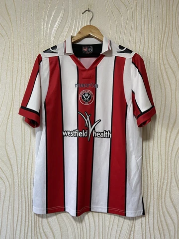 SHEFFIELD UNITED 2012 2013 HOME FOOTBALL SHIRT SOCCER JERSEY MACRON sz M Cover