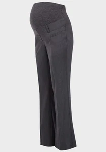 Women's New Look Over Bump Maternity Trousers, Bootcut, Grey, BNWOT - Picture 1 of 4