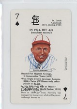 1991 Rogers Hornsby #7S HOF