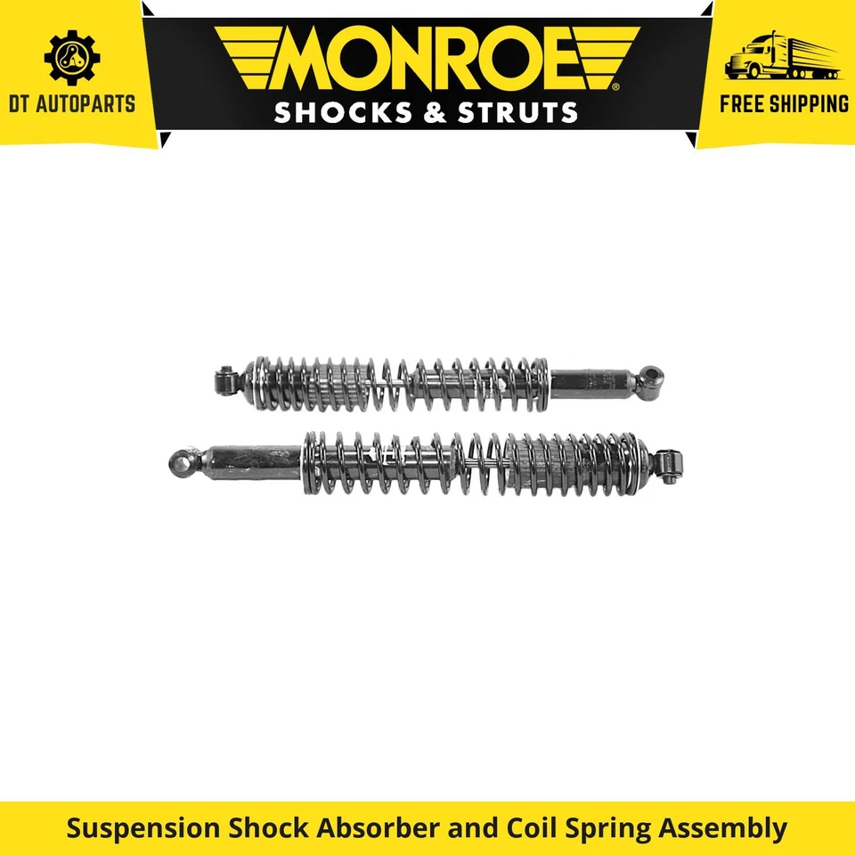 Conjunto de amortiguador y resorte helicoidal trasero Monroe para Dodge Coronet 1965-1976  Foto 1 de 1