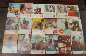 1940S 50S 60S DE COLECCIÓN Y MUY RARO ORIGINAL COCA COLA ARGENTINA GRAN LOTE ANUNCIOS COCA - Imagen 1 de 2