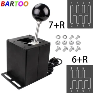 USB H Shifter / Clamp for Thrustmaster Logitech Steering Wheel SIM Racing Game - Picture 1 of 19