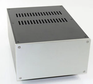Preamplificador de aluminio completo WA123 chasis amplificador de potencia caja PSU estuche 220x120x308mm - Imagen 1 de 4