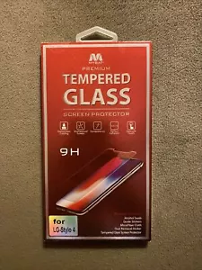 NEW MyBat Tempered Glass Screen Protector for Lg Stylo 4 & Stylo 4 Plus Clear - Picture 1 of 2