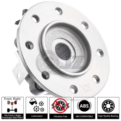 [FRONT-RIGHT(Qty.1)] New Wheel Hub Assembly For 1995 Chevrolet K3500 Pickup 4WD Foto 1 de 4