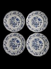 Vintage Blue Danube Fine China Salad Plates Set Of 4